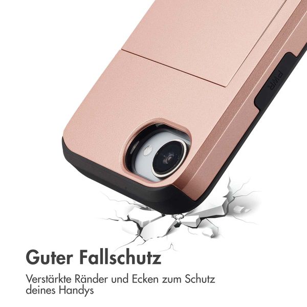 imoshion Backcover mit Kartenfach iPhone 16e - Rosé gold