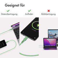 imoshion Braided USB-C-zu-USB-C Kabel - 1 Meter - Grün