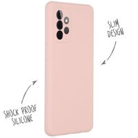 Accezz Liquid Silikoncase  für das Samsung Galaxy A72 - Rosa