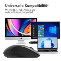 Accezz Kabellose Maus - Bluetooth / USB-A adapter - Grau