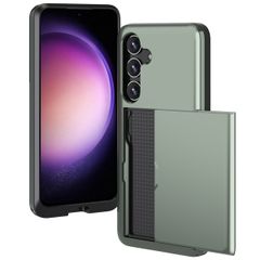 imoshion Backcover mit Kartenfach Samsung Galaxy S24 - Dunkelgrün