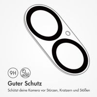 imoshion Kameraprotektor aus Glas 2er-Pack für das Apple iPhone 16 / 16 Plus - Schwarz