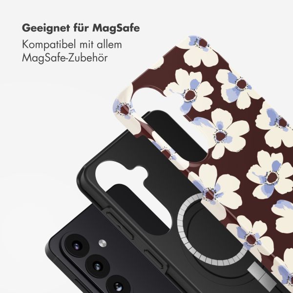 Selencia Vivid Rückabdeckung mit MagSafe Samsung Galaxy S26 - Choco Flower Pop
