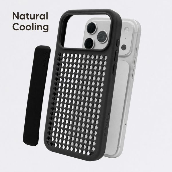 Callbuddy Hülle mit Strap Apple iPhone 17 Pro Max - Epic Black