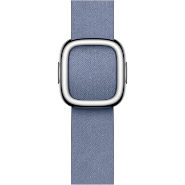 Apple Modern Buckle FineWoven für das  Apple Watch Series 1 t/m 9 / SE (38/40/41 mm) | Series 10 / 11 (42 mm) - Größe M - Lavender Blue