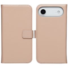 Selencia Echtleder Klapphülle Apple iPhone 17 Air - Dusty Pink