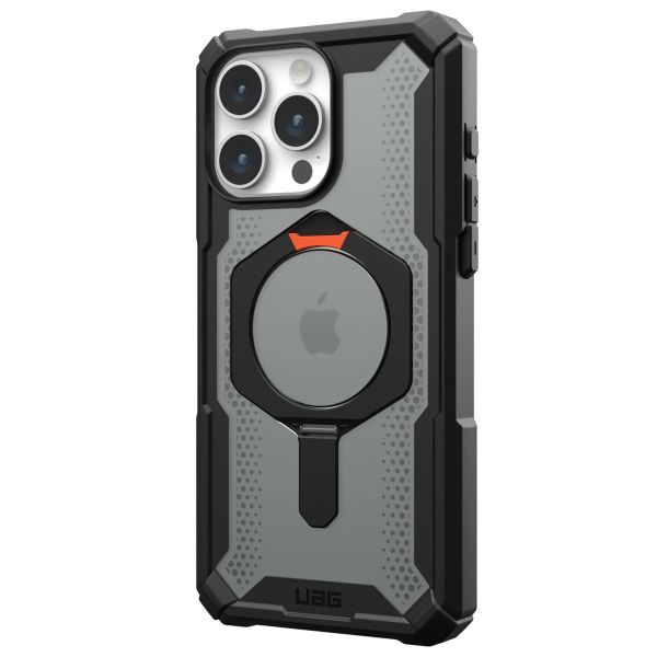 UAG Plasma XTE Back Cover MagSafe für das iPhone 15 Pro Max - Schwarz / Orange