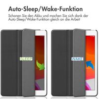 imoshion Trifold Klapphülle Apple iPad 9 (2021) 10.2 Zoll / iPad 8 (2020) 10.2 Zoll / iPad 7 (2019) 10.2 Zoll - Schwarz