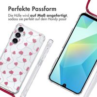 imoshion Design Hülle mit Band Samsung Galaxy A16 - Dusty Rose Connected Hearts