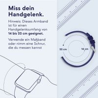 imoshion Elastisches Nylonarmband für das Samsung Galaxy Watch 8 (Classic) - 40 / 44 / 46mm - Schwarz