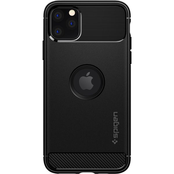 Spigen Rugged Armor Case fürSchwarz iPhone 11 Pro