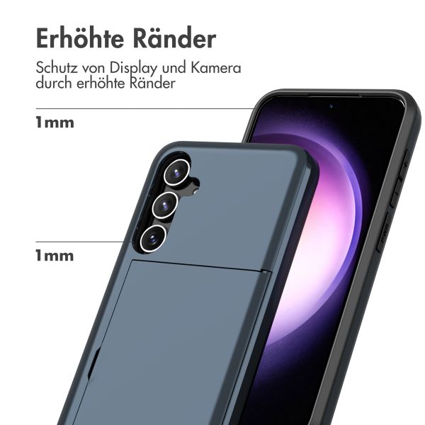 imoshion Backcover mit Kartenfach Samsung Galaxy S23 FE - Dunkelblau