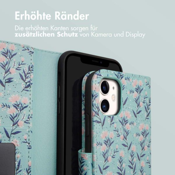 imoshion Design Klapphülle Apple iPhone 11 - Blue Flowers