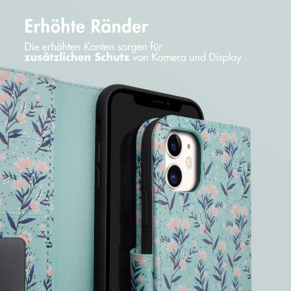 imoshion ﻿Design Klapphülle für das iPhone 11 - Blue Flowers