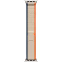 Apple Trail Loop Band für das Apple Watch Series 1-9 / SE / Ultra (2) - 42/44/45/49 mm - Größe M/L - Orange/Beige