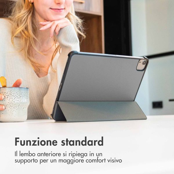 imoshion Trifold Klapphülle Apple iPad 11 (2025) 11 Zoll A16 / iPad 10 (2022) 10.9 Zoll - Grau