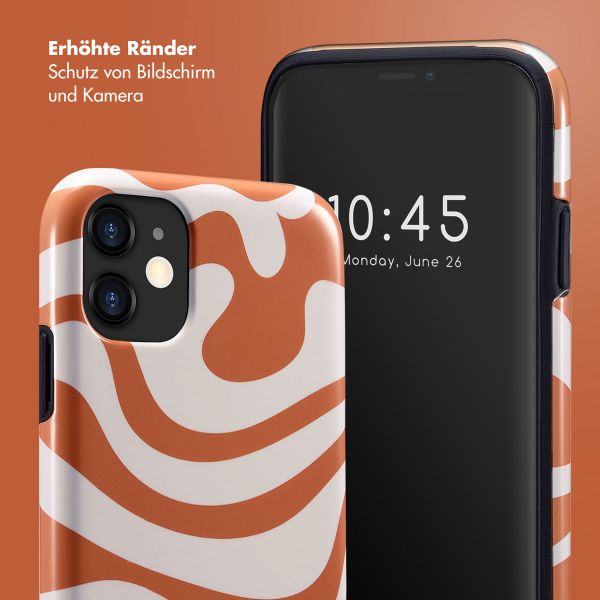 Selencia Vivid Tough Back Cover für das iPhone 11 - Dream Swirl Orange