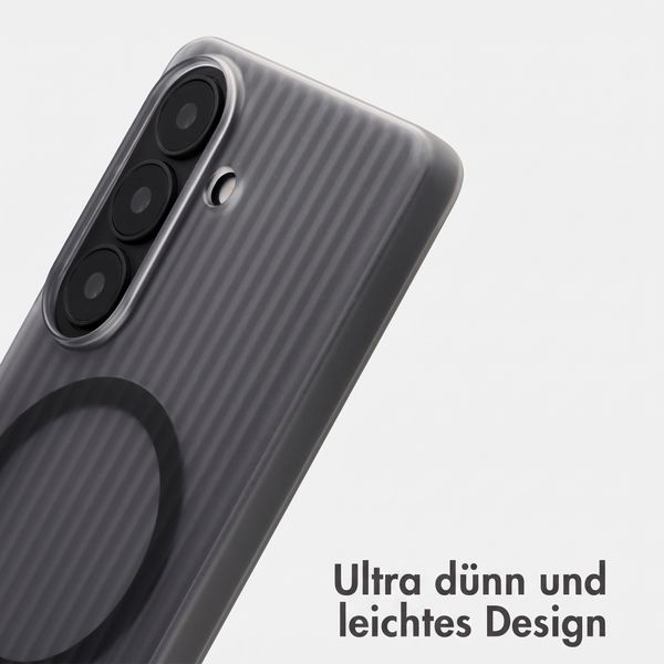 Accezz Lite Backcover mit MagSafe | Fluted | Samsung Galaxy S26 - Grau