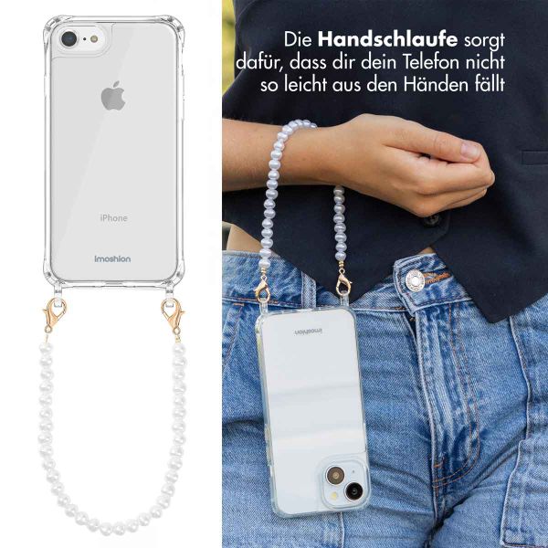 imoshion Backcover mit Handyketten Apple iPhone SE (2022 / 2020) / 8 / 7 - Perlen