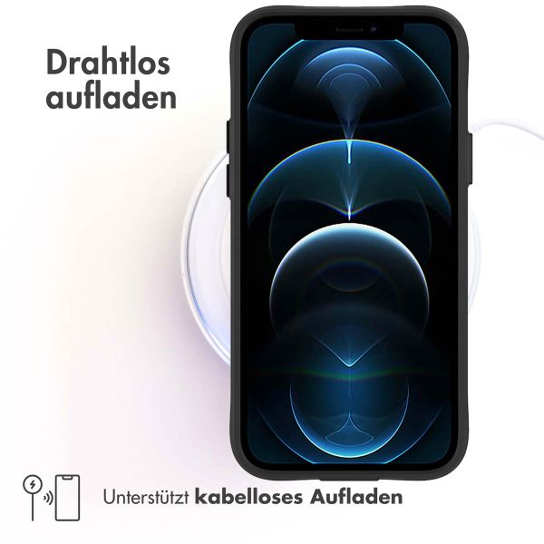 imoshion Rugged Hybrid Carbon Case Apple iPhone 12 (Pro) - Schwarz