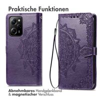 imoshion Mandala Klapphülle Xiaomi Poco X5 Pro 5G - Violett