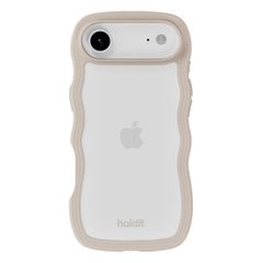 Holdit Wavy Case Apple iPhone Air - Transparent / Light Beige
