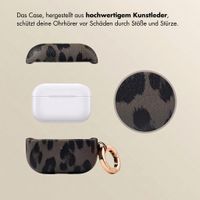 Selencia Sabi Hülle Panthermuster  Apple Airpods Pro / Pro 2 - Midnight Black