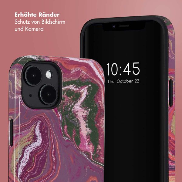 Selencia Vivid Rückabdeckung mit MagSafe Apple iPhone 14 - Marble Purple