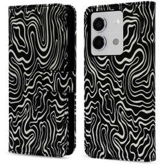 imoshion Design Klapphülle Xiaomi Redmi Note 13 (5G) - Black And White