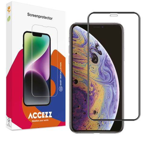 Accezz Full Cover Screen Protector aus gehärtetem Glas für das iPhone 11 Pro Max / Xs Max
