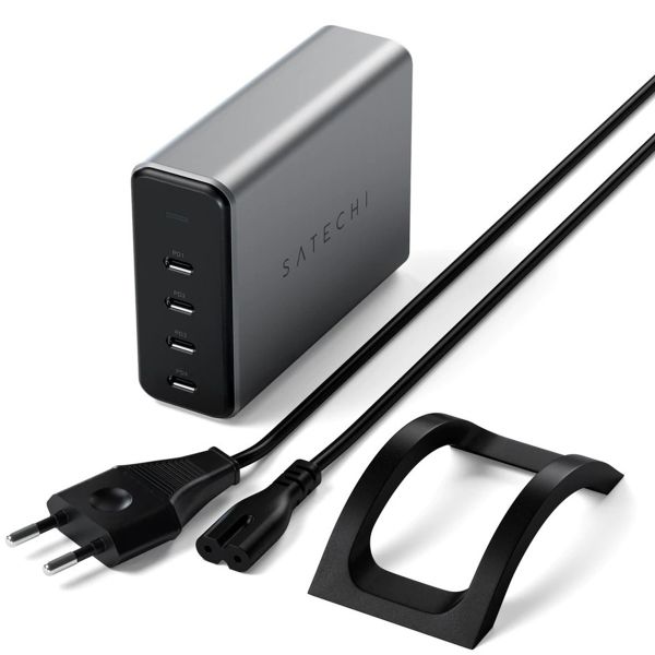 Satechi USB-C 4-Port 140 Watt GaN-Ladegerät | Tischladegerät - Space Grau