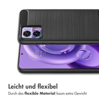 imoshion Brushed Back Cover Motorola Edge 30 Neo - Schwarz