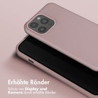Selencia SilikonHülle mit abnehmbarem Band Apple iPhone 15 Pro Max - Sand Pink