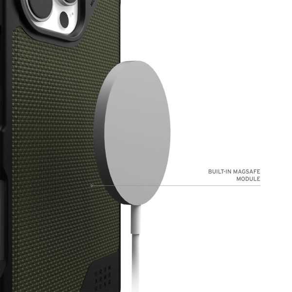 UAG Back Cover Metropolis LT MagSafe Apple iPhone 16 Pro Max - Kevlar Olive