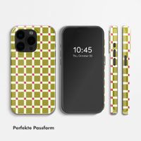 Selencia Vivid Rückabdeckung mit MagSafe Apple iPhone 15 Pro - Check This Olive