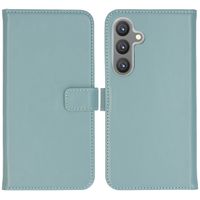 Selencia Echtleder Klapphülle Samsung Galaxy S24 Plus - Air Blue