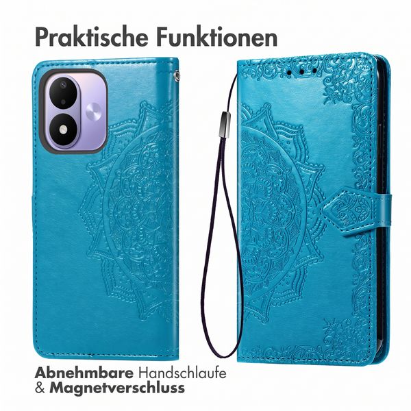 imoshion Mandala Klapphülle Xiaomi Redmi Note 17 (5G) - Türkis