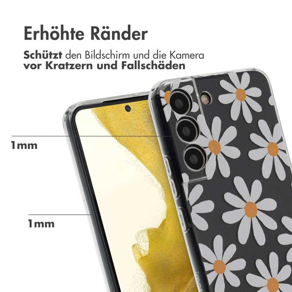 imoshion Design Hülle für das Samsung Galaxy S22 - Daisy flower