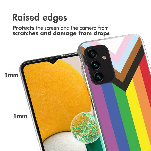 imoshion Design Hülle für das Samsung Galaxy A13 (5G) / A04s - Rainbow flag