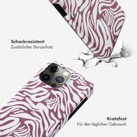 Selencia Vivid Back Cover Apple iPhone 15 Pro Max - Trippy Swirl Dark Rose