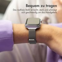 imoshion Mailandisches schlankes Armband für das  Apple Watch Series 1 t/m 9 / SE (38/40/41 mm) | Series 10 / 11 (42 mm) - Silber