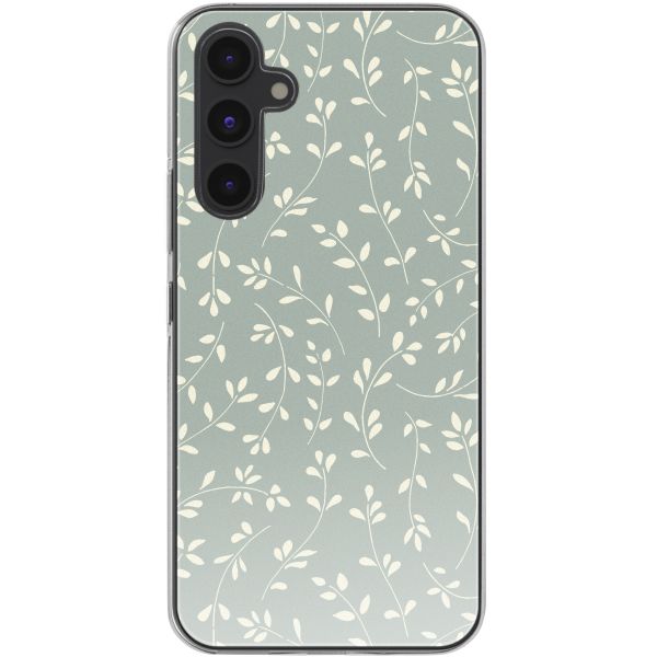 imoshion  Design Hülle für das Samsung Galaxy A54 - Smoke Green Flowers