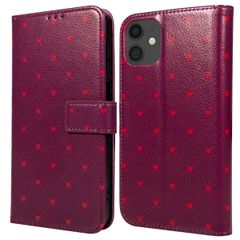 imoshion Design Klapphülle Apple iPhone 12 (Pro) - Crush Check Coral Dust