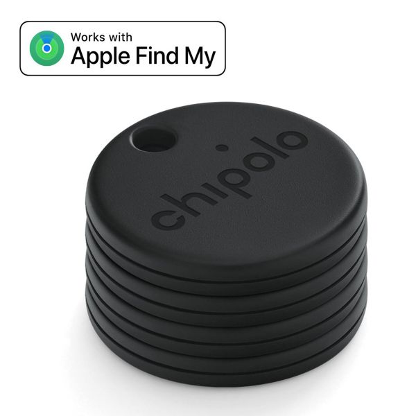 Chipolo ONE Spot – Bluetooth-Tracker für iOS – 4 Pack – Schwarz