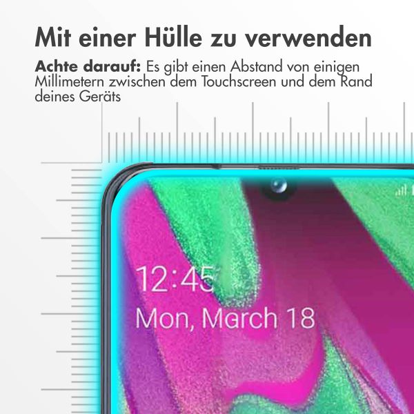 Accezz Screen Protector aus gehärtetem Glas Samsung Galaxy A40