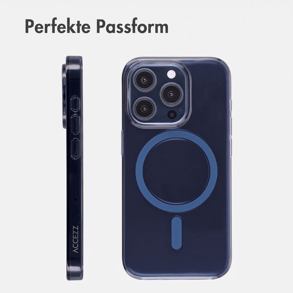 Accezz Lite Backcover mit MagSafe Apple iPhone 15 Pro - Dunkelblau