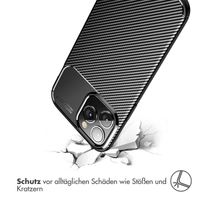 imoshion Carbon-Hülle für das Apple iPhone 14 Pro - Schwarz