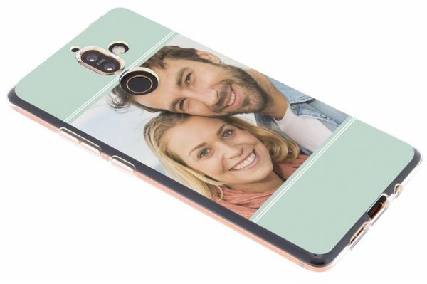 Gestalte deine eigene Nokia 7 Plus Gel Hülle - Transparent