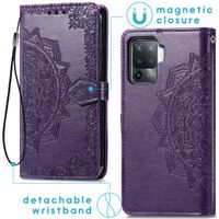 imoshion Mandala Klapphülle Oppo A94 (5G) - Violett