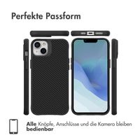imoshion Rugged Hybrid Carbon Case für das Apple iPhone 14 - Schwarz